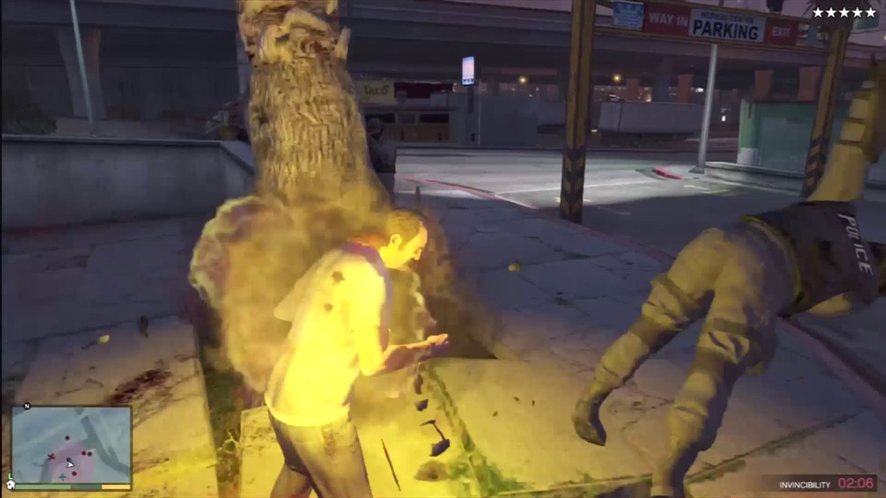 How Evil can TREVOR possibly be in GOD MODE for 5 Minuets 'Grand Theft Auto 5' Gameplay