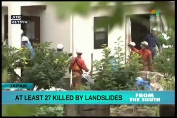 Death toll in Japan landslides hits 27