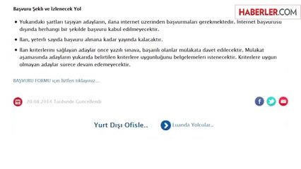 THY, Yurtdışı Büroları İçin Eleman Arıyor