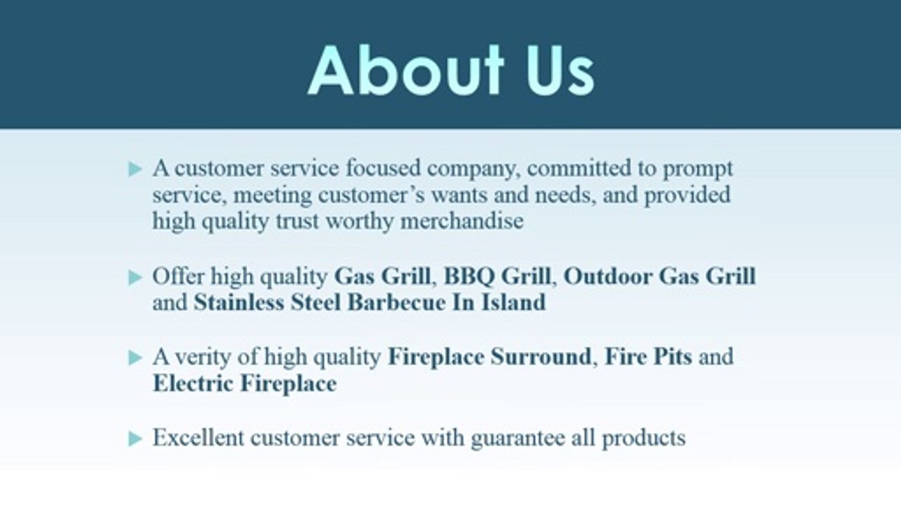 Outdoor BBq gas grill Island