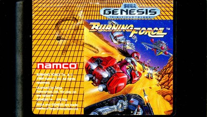 Classic Game Room - BURNING FORCE review for Sega Genesis