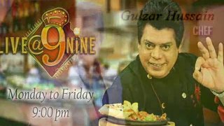 Live At 9 With Chef Gulzar Masala TV ,Soup Noodles & Fish Balls & Vegetable Salad Recipe  Full  - 19  August 2014