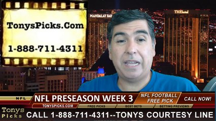 NFL Free Picks Preseason Week 3 Betting Odds Prediction Thursday 8-21-2014