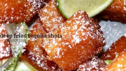 Fried Tequila Shots For Your Face Hole