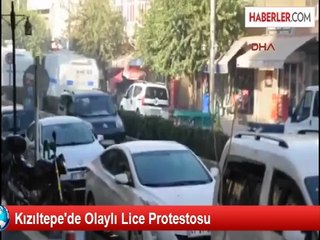 Kızıltepe'de Olaylı Lice Protestosu