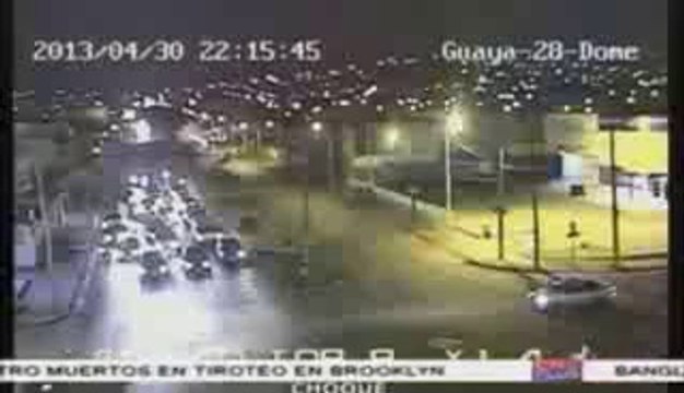 Accidentes de tránsito captados por cámaras del ECU 911