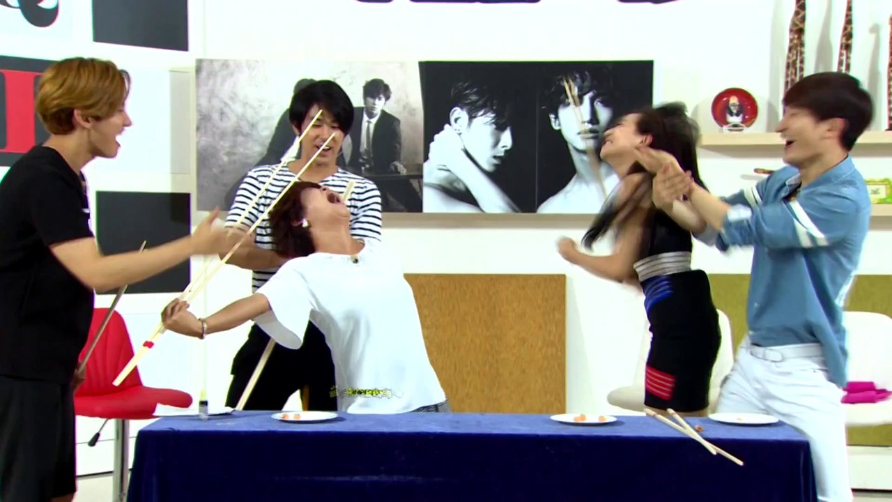 140822 《最强天团》 (chopsticks cut)