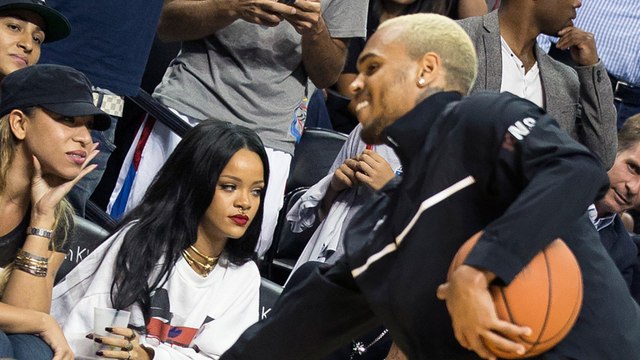 Awkward Chris Brown and Rihanna Reunion