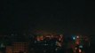 Israeli air strikes light up night sky in Gaza
