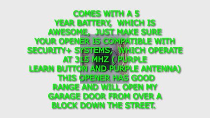 Garage Door Opener Remote