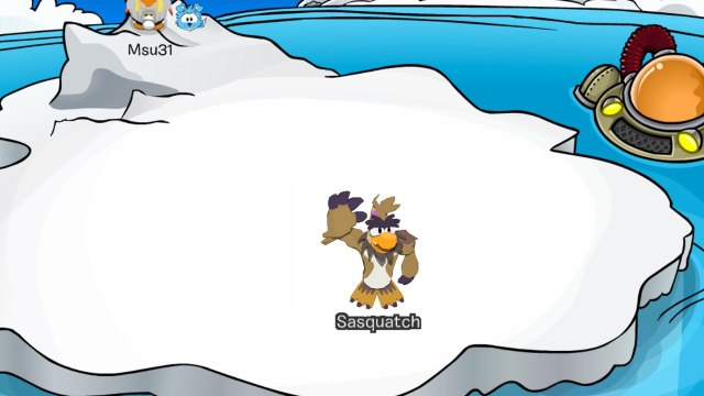 Club Penguin: Sasquatch Login (BTS)