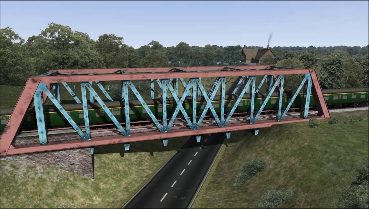 Railworks 2 A4 Sir Nigel Gresley at speed plus a crash