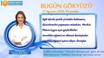 İKİZLER Burcu, GÜNLÜK Astroloji Yorumu,21 AĞUSTOS 2014, Astrolog DEMET BALTACI Bilinç Okulu