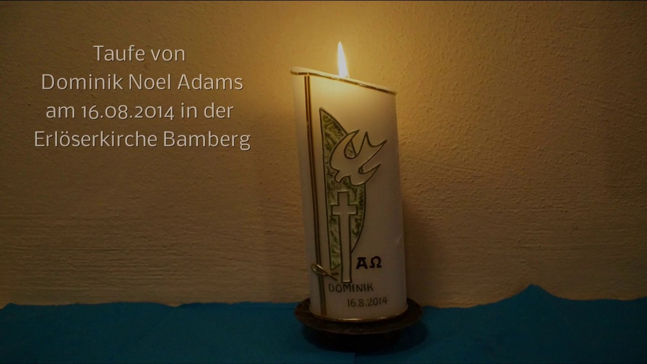 Taufe von Dominik