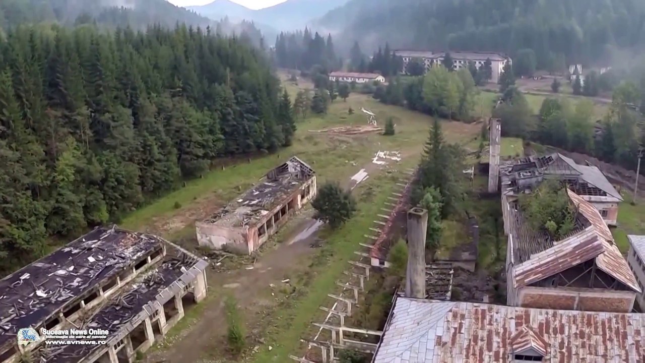 Tarniţa - fosta colonie minieră (filmare aeriană)