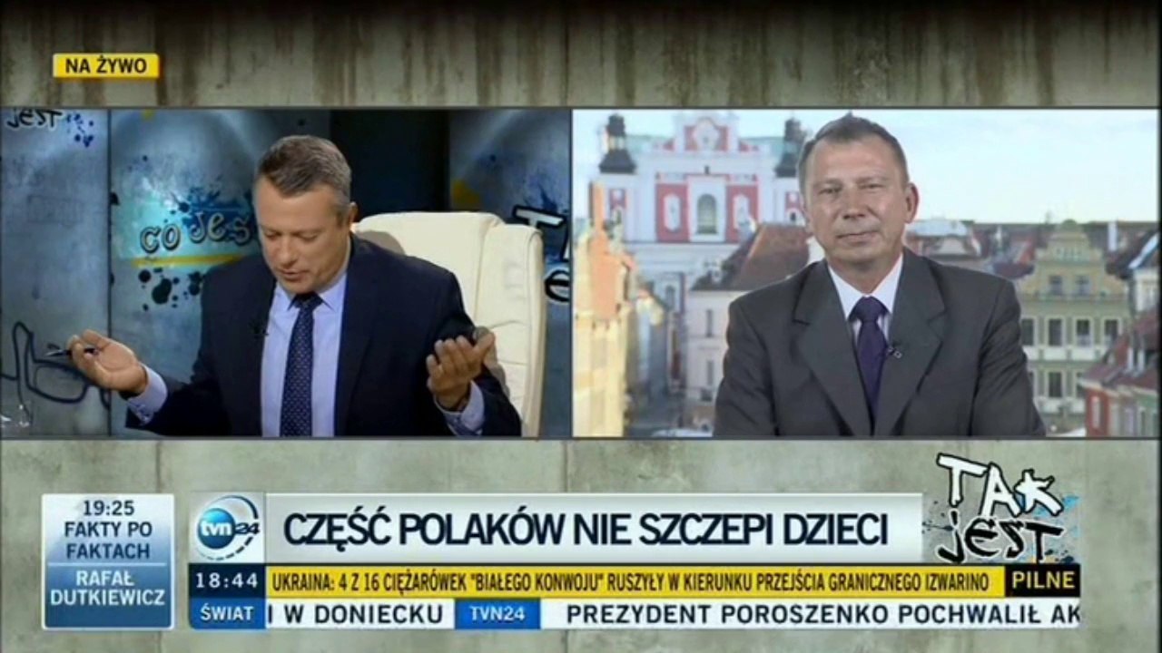 Szczepienia: plusy i minusy - Przemysław Cuske kontra Sławomir Neumann (20.08.2014)