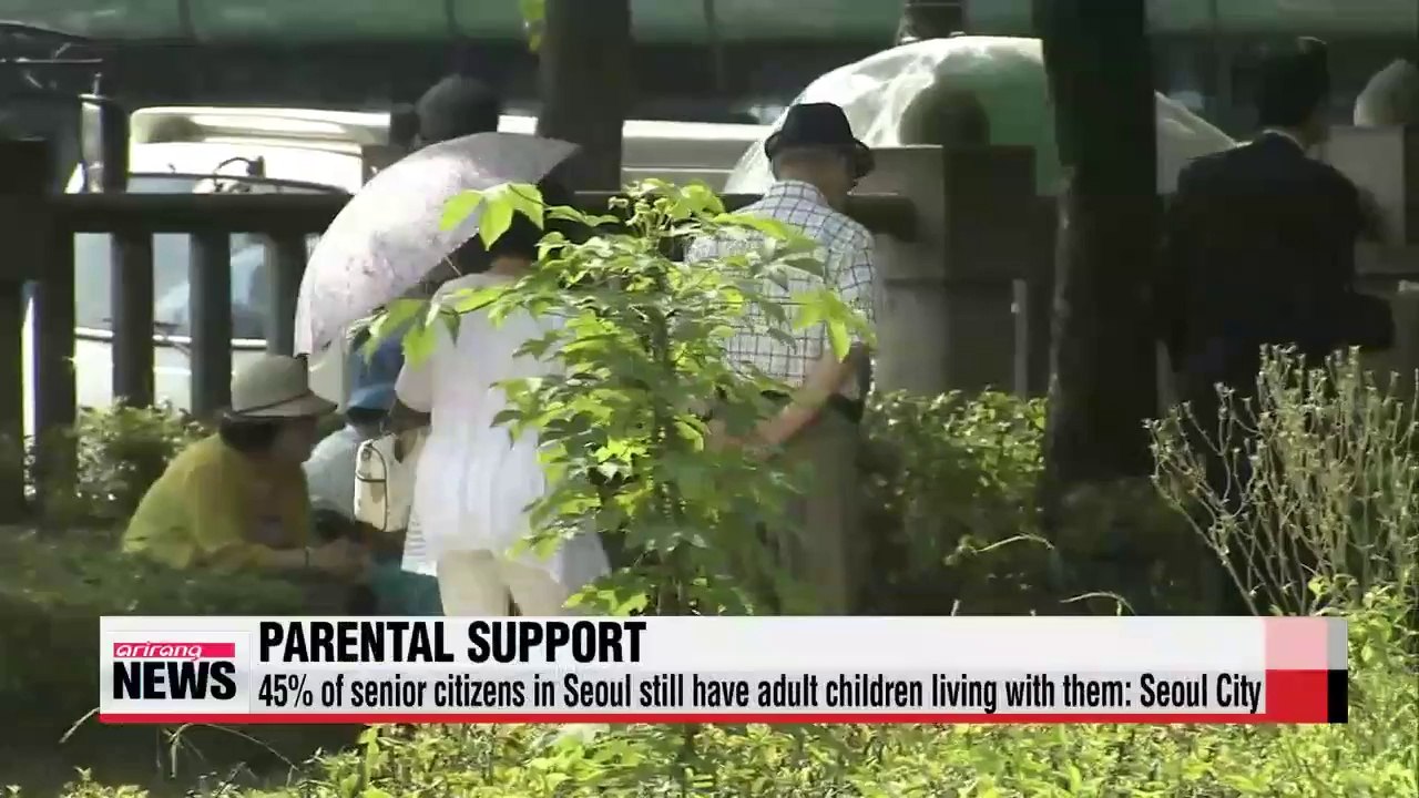 45p of senior citizens in Seoul still have adult children living with them Seoul City