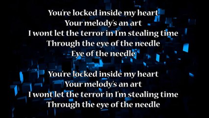 Sia-Eye of the Needle Lyrics HD