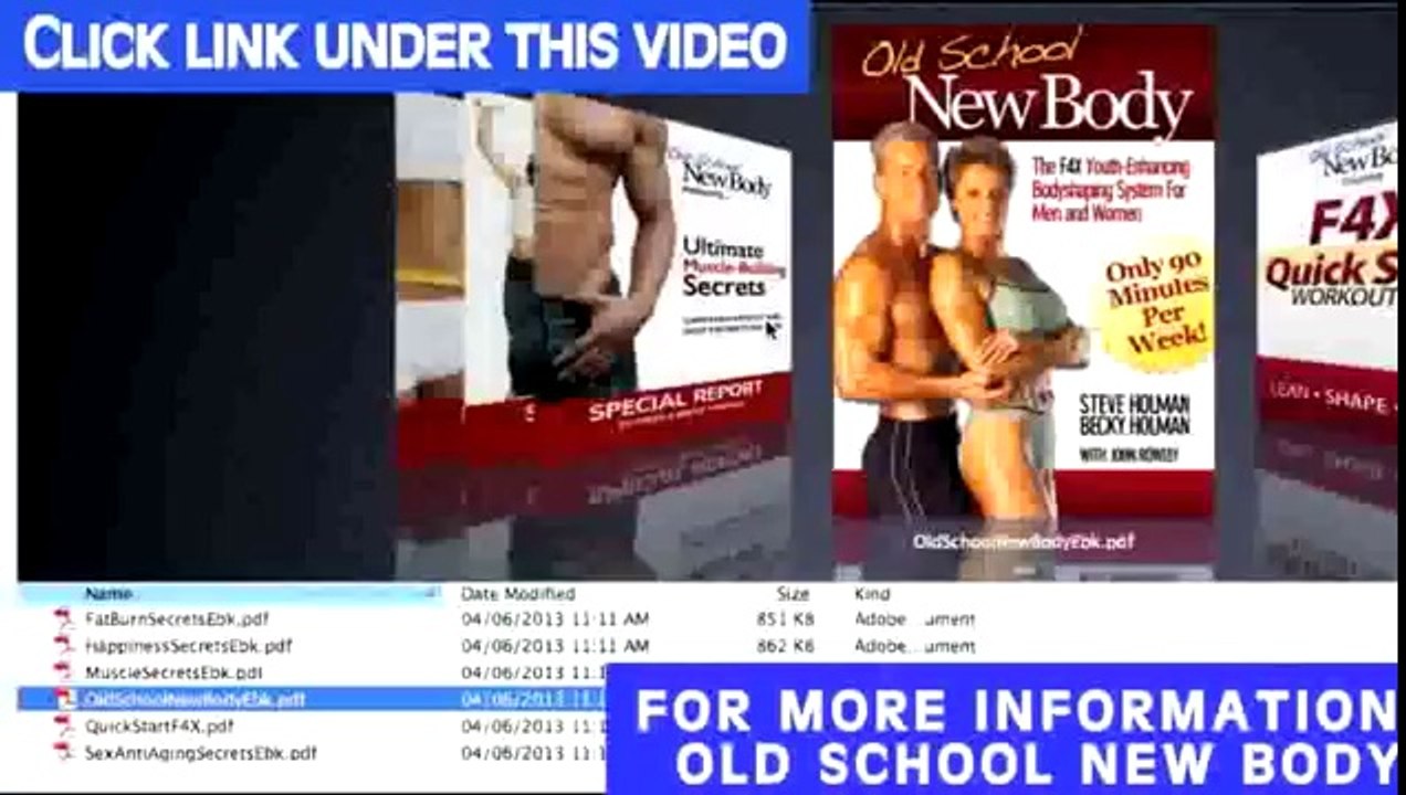 Old School New Body Steve Holman F4X Workout Pdf - Old School New Body