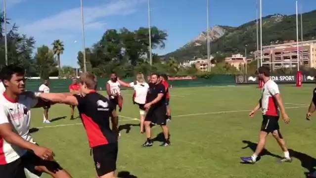 L'entraînement du RCT avant d'affronter La Rochelle