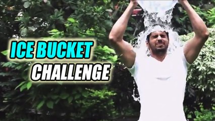 Siddharth Malhotra's ICE BUCKET CHALLENGE - WATCH