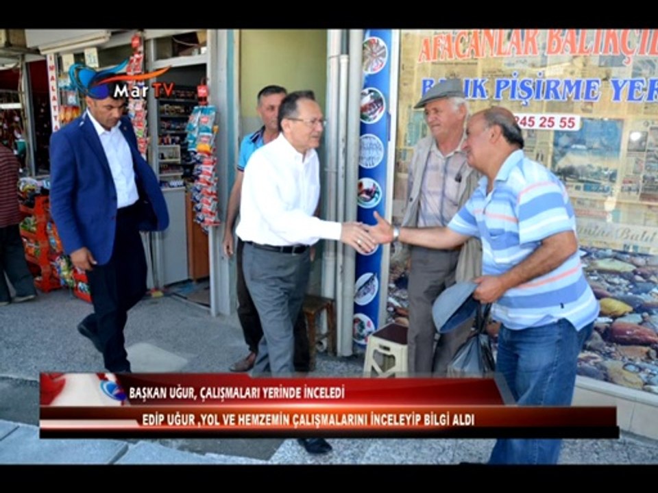 BAŞKAN UĞUR, ÇALIŞMALARI YERİNDE İNCELEDİ