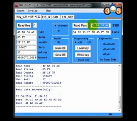 Benz NEC PRO57 Read password from key ROM V57