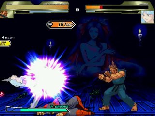 豪鬼がモリガンをボコるMUGENリョナ動画 Ryona MUGEN ヴァンパイア Vampire Morrigan_1