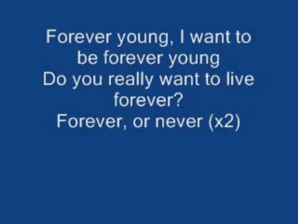 Alphaville - Forever Young lyrics