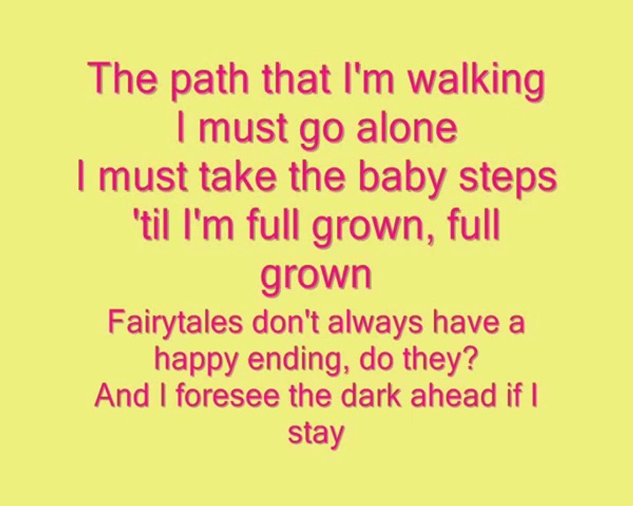Fergie big girls don't cry lyrics