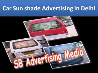 Car Banner Advertising in Delhi-9971716221