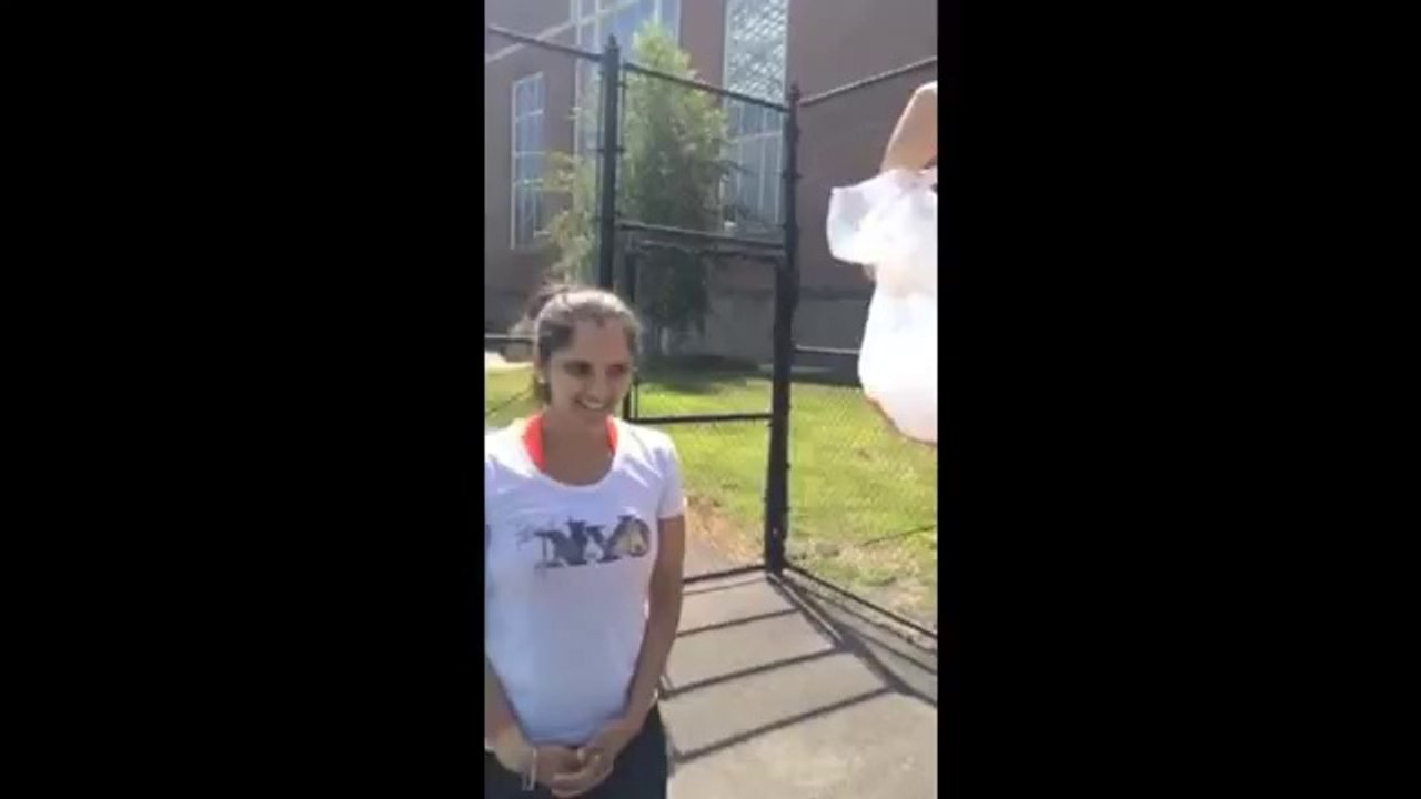 Sania Mirza Ice Bucket Challenge
