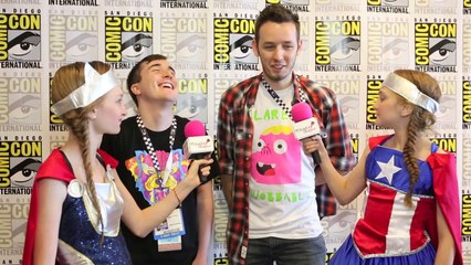 Cartoon Network's "Clarence" Skyler Page and Spencer Rothbell interview at COMIC-CON