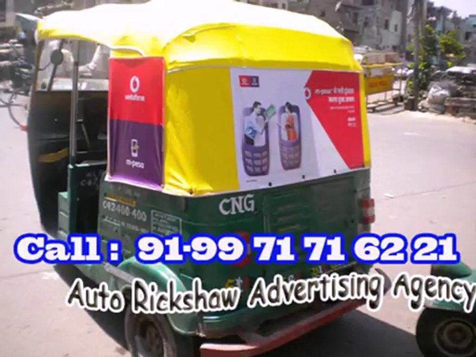 Auto Rickshaw Advertising in Delhi-9971716221