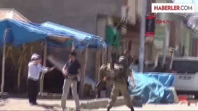 Karlıova'da Lice Protestosunda Olaylar Çıktı