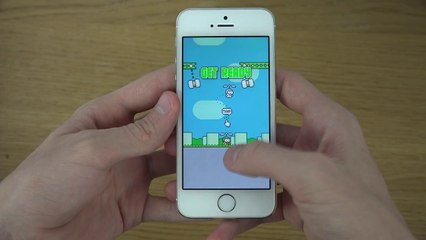 Swing Copters iPhone 5S 4K Gaming Review