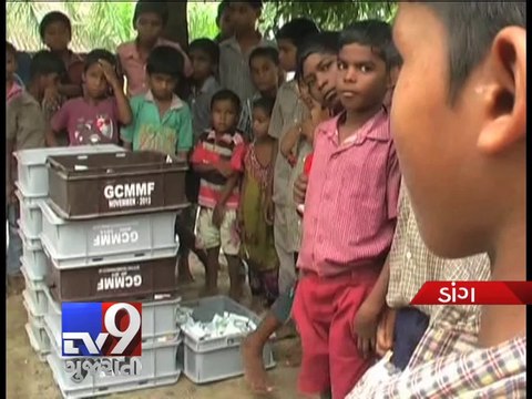 Mid Day Meal Disaster : Insects found in Milk, Dang - Tv9 Gujarati