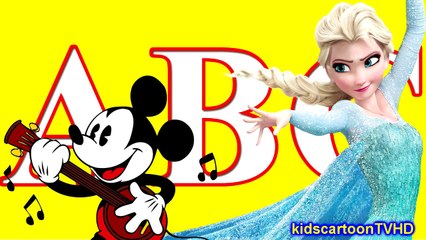 ABC SONG FOR CHILDREN - Disney Frozen Music for Kids - Baby Learning Songs
