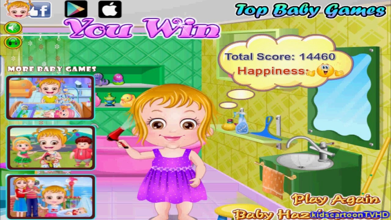 Baby Hazel Bathroom Hygiene - Games-Baby Episode- Dora The Explorer