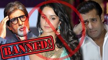 Bollywood Celebs BANNED By MEDIA