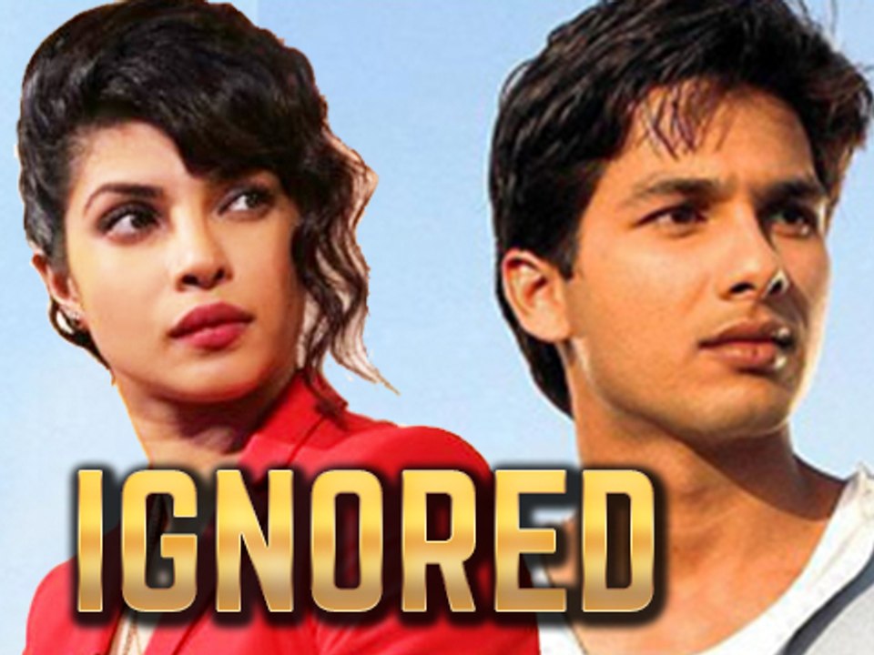 Shahid Kapoor Ignores Priyanka Chopra