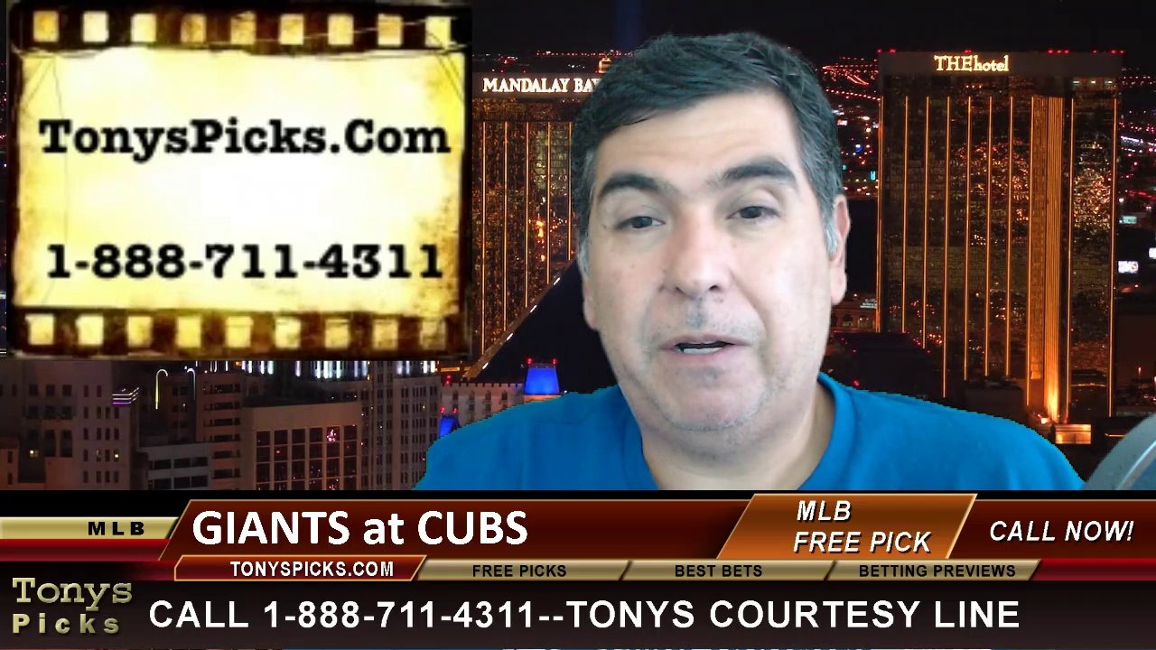 MLB Odds Chicago Cubs vs. San Francisco Giants Pick Prediction Preview 8-21-2014