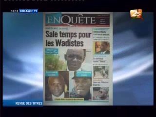 Revue de presse du jeudi 21 Aout 2014 - 2stv
