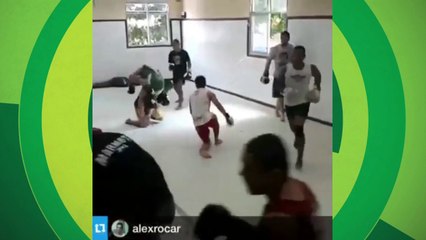 José Aldo mostra 'pancadaria' em treino de boxe