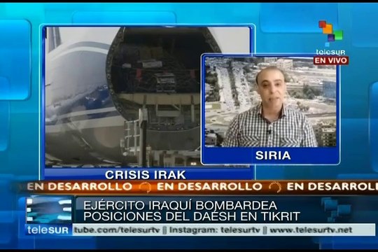 Bombardea Bagdad posiciones de los yihadistas en el norte de Irak