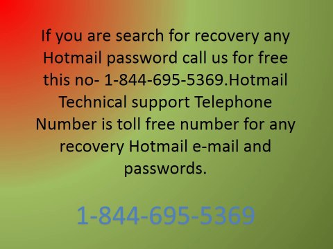 1-844-695-5369|Hotmail Support Contact Phone Number