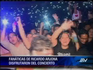 Así fue el concierto de Ricardo Arjona en Guayaquil