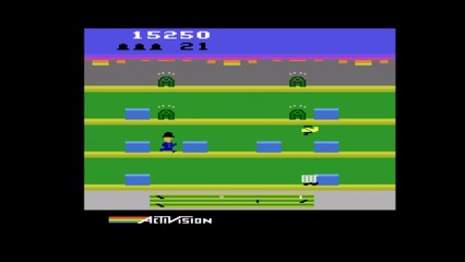 Keystone Kapers - 5 Minute Gameplay (1983) Atari 2600