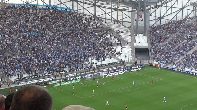 Aux Armes pendant le match Olympique de Marseille / Montpellier Aout 2014