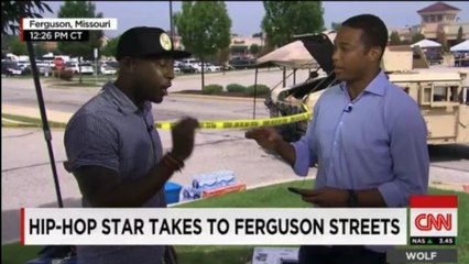 Rapper Almost Walks Off CNN Over Ferguson Coverage